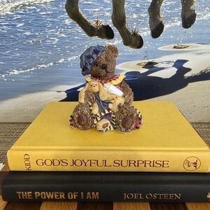 Charming Bear Figurine with Hat and Scarf